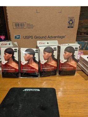 Kiss Deluxe Compression Durag - Black